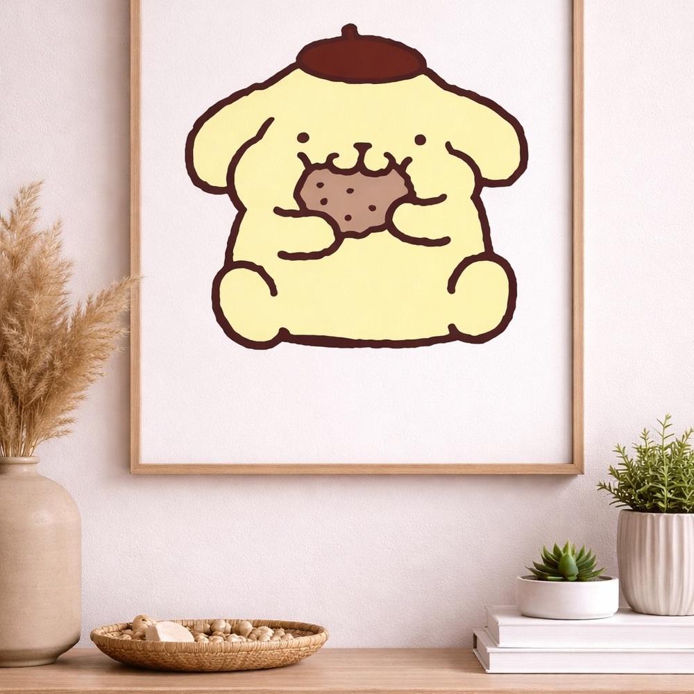 Pompompurin Canvas Oil Painting